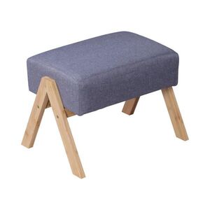 Relaxdays PODNOŽKA Sivá bambus látka 30 cm vyobraziť