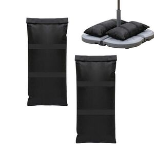 Relaxdays VRECE Čierne 2-dielny-set plniteľné Oxford 68x30 cm vyobraziť