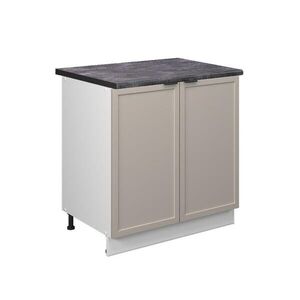 Vicco KUCHYNSKÁ SPODNÁ SKRINKA Fame-Line, GreyBeige/biely, 80 cm antrasiitti työtaso vyobraziť