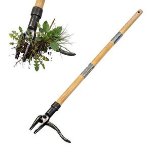 Relaxdays VYPICHOVAČ BURINY prírodná sivá dlhá rukoväť 110 cm vyobraziť