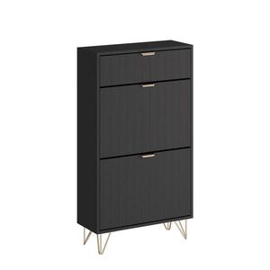 Vicco SKRIŇA NA TOPÁNKY Helge čierna 60 x 107.5 cm 2 priehradky vyobraziť