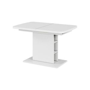 Vicco JEDÁLENSKÝ STÔL Fenaro, biely, 120-160 x 80 cm s otvorenými priehradkami vyobraziť