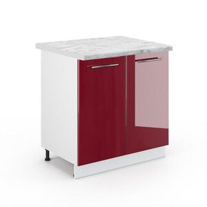 Vicco SPODNÁ SKRINKA POD DREZ Fame-Line Bordeaux vysoký lesk 80 cm , AP Marble vyobraziť