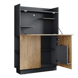 Vicco SEKRETÁRSKY STÔL Alena Antracit/zlatý dub 85 x 28.6 cm vyobraziť