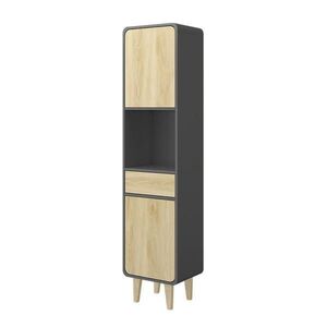 Vicco KÚPEĽŇOVÝ NÁBYTOK Arla antracit/dub 40 x 161 cm vyobraziť