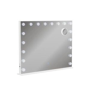 Vicco ZRKADLO NA TOALETNÝ STOLÍK Greta biely 80 x 61 cm s osvetlením LED vyobraziť
