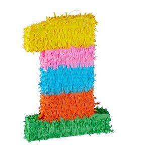 Relaxdays PINATA Farebná číslica papier 50, 5 cm vyobraziť