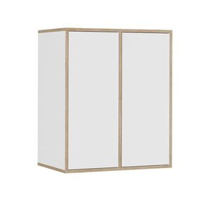Vicco NÁSTENNÁ POLICA Tetrix biely 63 x 75 cm s 2 dverami vyobraziť