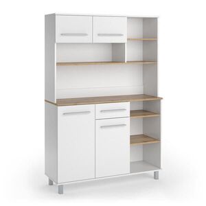 Vicco KUCHYNSKÝ BUFET Pure, biely/Remeselný dub, 120.2 x 177 cm vyobraziť