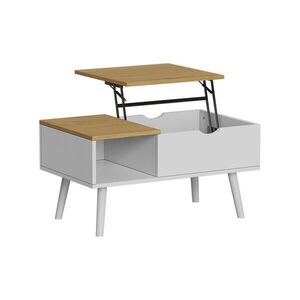 Vicco KONFERENČNÝ STOLÍK Stora Biela/dubová 76 x 45 cm s funkciou výťahu vyobraziť