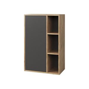Vicco NÁSTENNÁ POLICA Berno Goldkraft dub/antracit 50.1 x 78.4 cm s 2 uzavretými priehradkami vyobraziť