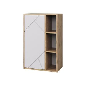 Vicco NÁSTENNÁ POLICA Berno Dub Goldkraft/biela 50.1 x 78.4 cm s 3 otvorenými priehradkami vyobraziť