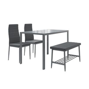 Vicco JEDÁLENSKÁ SÚPRAVA Grand Šedá 120 x 70 cm 4-dielna súprava vyobraziť