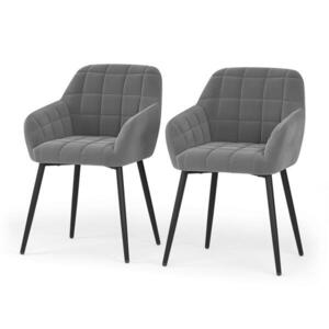 Vicco STOLIČKA DO JEDÁLNE Relio Šedá 53.5 x 55.5 cm Sada 2 ks vyobraziť