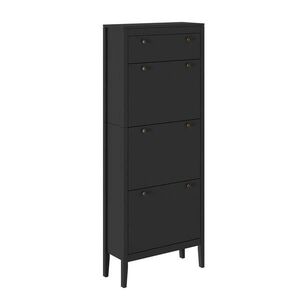 Vicco SKRIŇA NA TOPÁNKY Aron čierna 60 x 153 cm , 3 priehradky vyobraziť