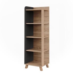 Vicco KÚPEĽŇOVÝ NÁBYTOK Karen Sonoma/antracitová 40 x 128 cm so 4 priehradkami vyobraziť