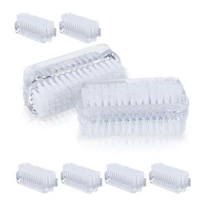 Relaxdays KEFKA Transparentná na nechty 8-dielna-sada plast obojstranná vyobraziť
