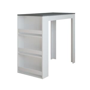 Vicco BAROVÝ STÔL Repose Biela/antracitová 57 x 117 cm vyobraziť