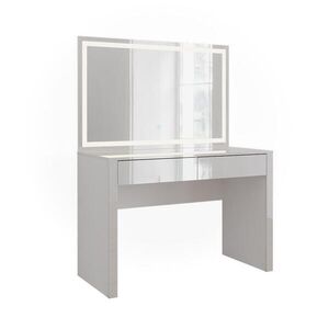 Vicco TOALETNÝ STOLÍK Annabelle Biela vysoký lesk/biela 110 cm so zrkadlom LED vyobraziť
