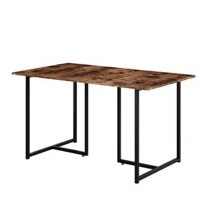 Vicco JEDÁLENSKÝ STÔL Merido Rustikálny dub/čierna 140 x 80 cm vyobraziť