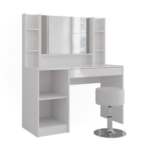 Vicco TOALETNÝ STOLÍK Sherry Biela/biela s vysokým leskom 119.8 cm 5 dielov vyobraziť
