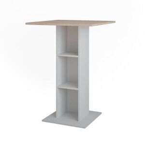 Vicco BAROVÝ STÔL Repose Biela/Sonoma 75 x 75 cm vyobraziť