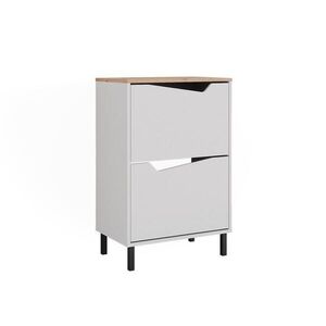 Vicco SKLÁPAČ TOPÁNOK Marelle Biely/remeselník 60 x 91.6 cm s 2 priehradkami vyobraziť