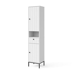 Vicco KÚPEĽŇOVÁ SKRINKA Eliza Biele zvlnenie 40 x 190 cm s 2 dverami vyobraziť