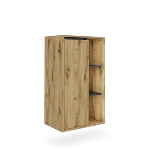 Vicco MIDI SKRINKA Viola Artisan/šedá 50 x 86 cm s otvorenými policami vyobraziť