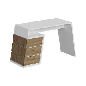 Vicco STÔL Okaro Biela/dubová 105 x 50 cm s 3 zásuvkami vyobraziť