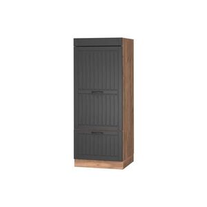 Vicco VYSOKÁ SKRIŇA Fame-Line, Tmavo-sivá/Dub Goldkraft, 60 cm vyobraziť
