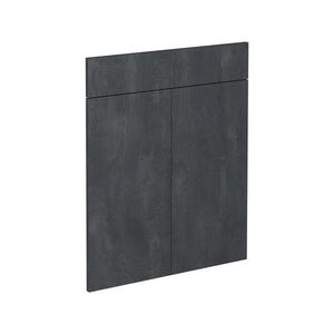 Vicco KUCHYNSKÁ FRONTA R-Line Čierny betón 59.6 x 70.8 cm nábytková fronta pre spodnú skrinku so zásuvkami vyobraziť