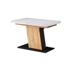 Vicco JEDÁLENSKÝ STÔL Fenaro, biely/Dub Goldkraft, 120-160 x 80 cm rozšíriteľná vyobraziť