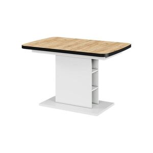 Vicco JEDÁLENSKÝ STÔL Fenaro, Dub Goldkraft/biely, 120-160 x 80 cm 2 časti vyobraziť