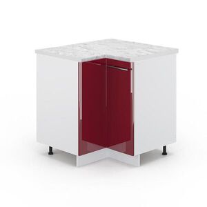 Vicco ROHOVÁ SPODNÁ SKRINKA Fame-Line Bordeaux vysoký lesk 80.5 cm , AP Marble vyobraziť