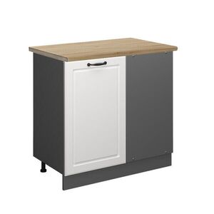 Vicco ROHOVÁ SPODNÁ SKRINKA R-Line Biely vidiecky dom 86 cm , AP Oak vyobraziť