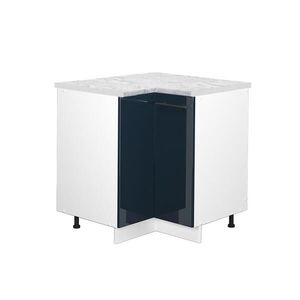 Vicco ROHOVÁ SPODNÁ SKRINKA Fame-Line Tmavo modrá vysoký lesk 80.5 cm , AP Marble vyobraziť