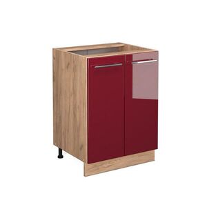 Vicco KUCHYNSKÁ SPODNÁ SKRINKA Fame-Line Bordeaux vysoký lesk 60 cm , AP Antracit vyobraziť