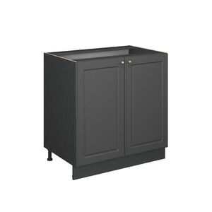 Vicco KUCHYNSKÁ SPODNÁ SKRINKA Fame-Line, Antracitovo-zlatý vidiecky dom/antracitová, 80 cm antrasiitti työtaso vyobraziť