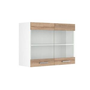Vicco KUCHYNSKÁ SKLENENÁ SKRINKA R-Line Sonoma 80 cm vyobraziť
