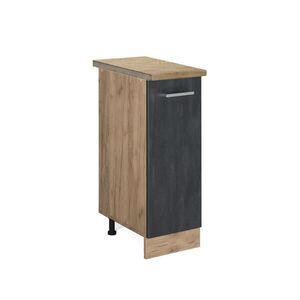 Vicco LEKÁRENSKÁ SKRINKA R-Line Čierny betón 30 cm AP dub vyobraziť