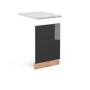 Vicco PREDNÝ PANEL R-Line Antracit vysoký lesk 45 cm , AP Marble vyobraziť