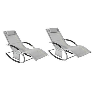 SoBuy DVOJITÝ set záhradných sedačiek a hojdačky 150x63x87cm Moderný vyobraziť