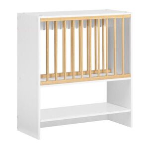 SoBuy PORTAPIATTI 1 polica Biela 64x24x71cm Severský vyobraziť