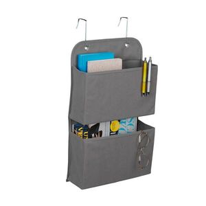 Relaxdays ORGANIZÉR sivý závesný 2 priehradky skladací 50x31x10 cm vyobraziť
