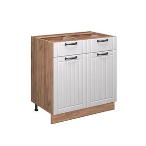 Vicco KUCHYNSKÁ SPODNÁ SKRINKA Fame-Line Biely vidiecky dom 80 cm , AP Marble vyobraziť
