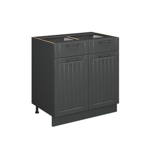Vicco KUCHYNSKÁ SPODNÁ SKRINKA Fame-Line Tmavo-sivá 80 cm , AP Oak vyobraziť