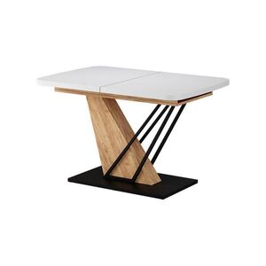 Vicco JEDÁLENSKÝ STÔL Fenaro, biely/Dub Goldkraft, 120-160 x 80 cm rozťahovateľný vyobraziť