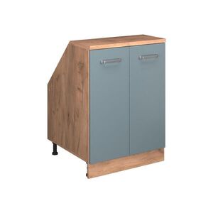Vicco ŠIKMÁ SKRIŇA Rion Modrošedá 60 x 81.6 cm s 2 dverami, korpus skrine hĺbka 60 cm vyobraziť