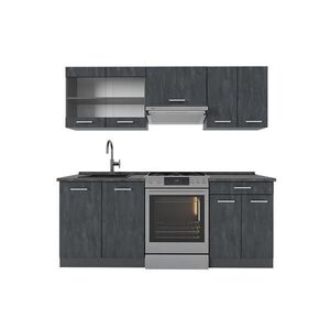 Vicco KUCHYNSKÁ LINKA R-Line Čierny betón/antracit 200 cm AP Antracit vyobraziť